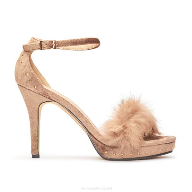 leivi bézs Menbur nők közép- és alacsony sarkú 242F1870