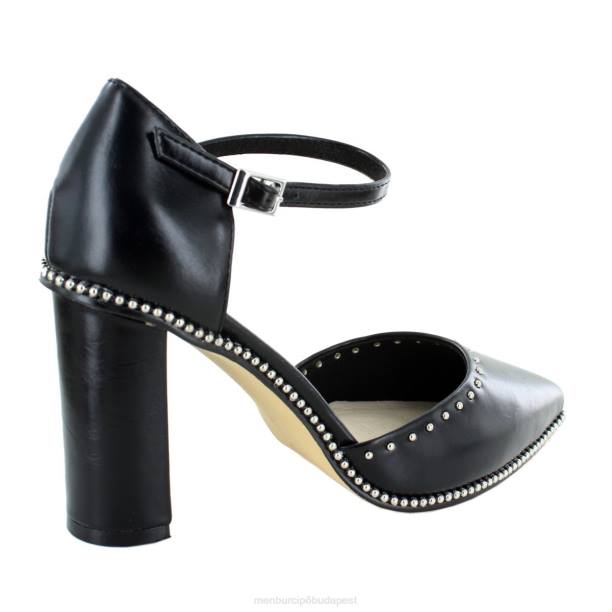 lesis fekete Menbur nők közép- és alacsony sarkú 242F1868