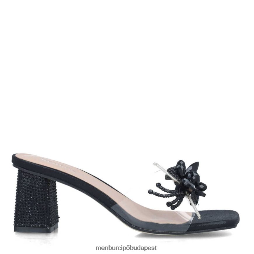 melanita fekete nők Menbur közép- és alacsony sarkú 8HTBV5653