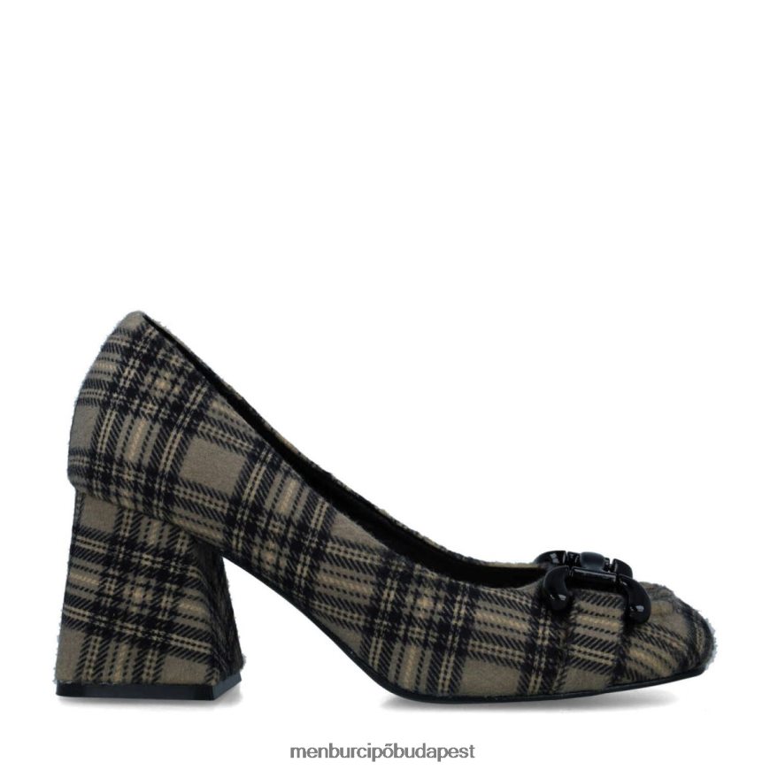 morganita fekete nők Menbur közép- és alacsony sarkú 8HTBV5626