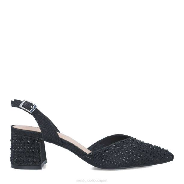 nete fekete Menbur nők közép- és alacsony sarkú 242F1680