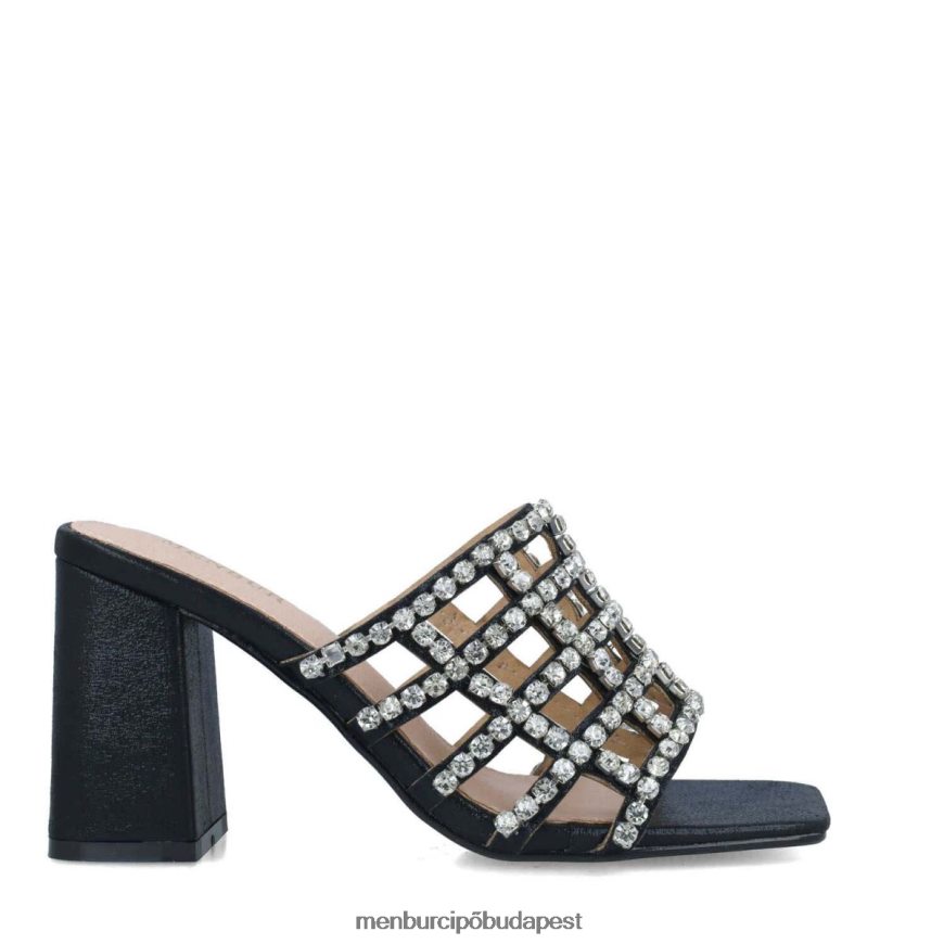 norma fekete nők Menbur közép- és alacsony sarkú 8HTBV5564