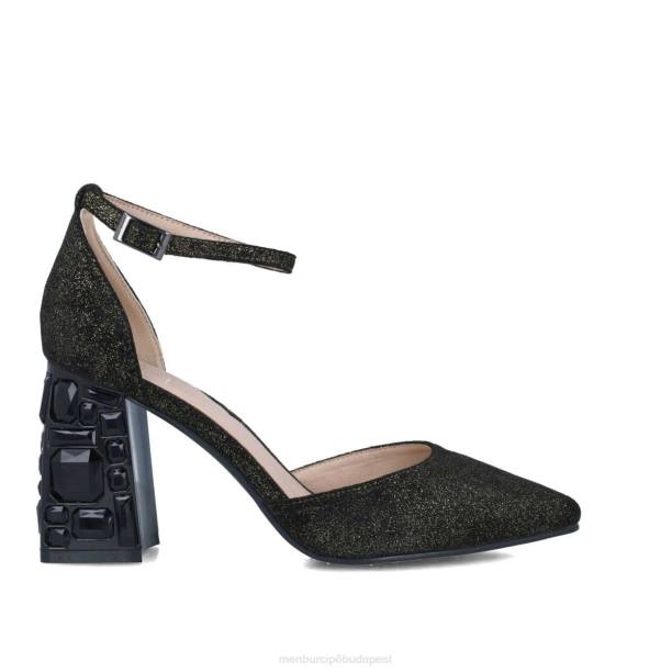 pietersita fekete Menbur nők közép- és alacsony sarkú 242F1667