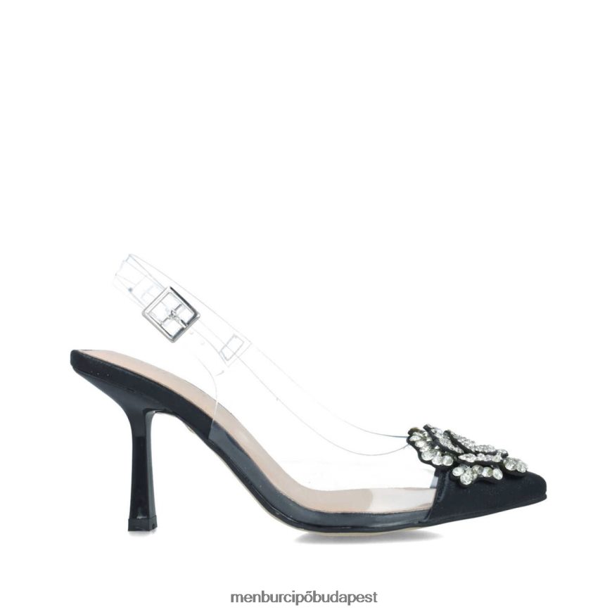 retikulum fekete nők Menbur közép- és alacsony sarkú 8HTBV5558