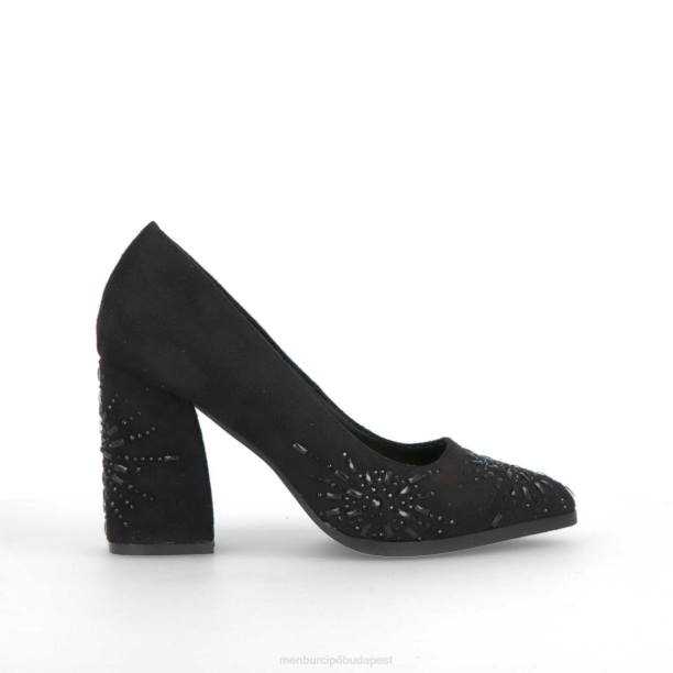 sostasio fekete Menbur nők közép- és alacsony sarkú 242F2110