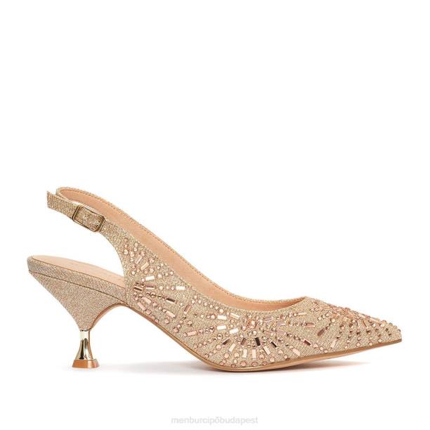 szolbiál 2 bézs Menbur nők közép- és alacsony sarkú 242F2154