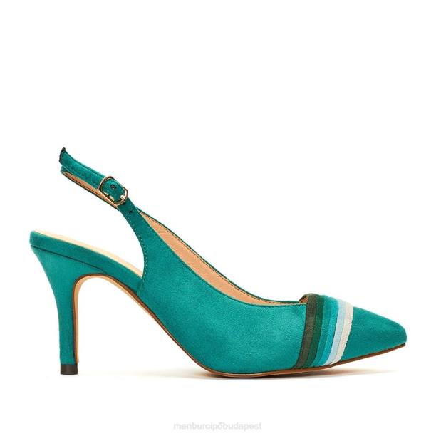 tutino zöld Menbur nők közép- és alacsony sarkú 242F1912