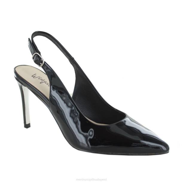 villaro fekete Menbur nők közép- és alacsony sarkú 242F2060