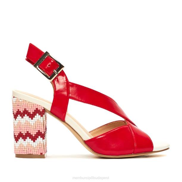 visnadello piros Menbur nők közép- és alacsony sarkú 242F2066