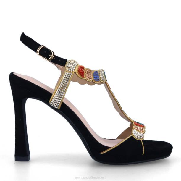 Dorena fekete Menbur nők magassarkú 242F1443