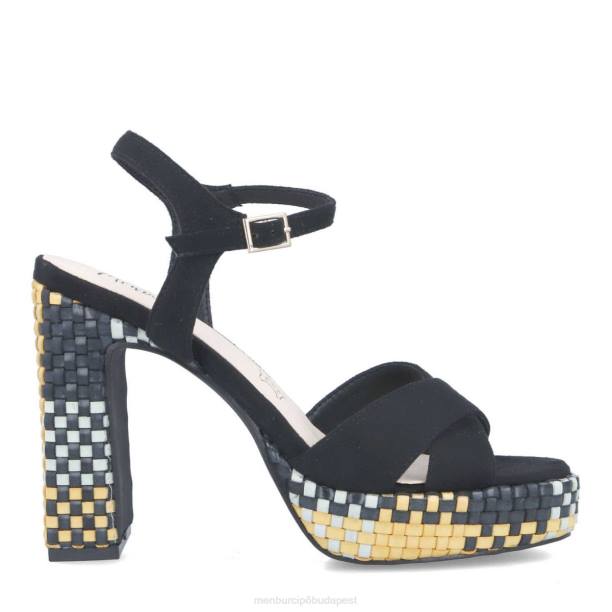 albínó fekete Menbur nők magassarkú 242F1537