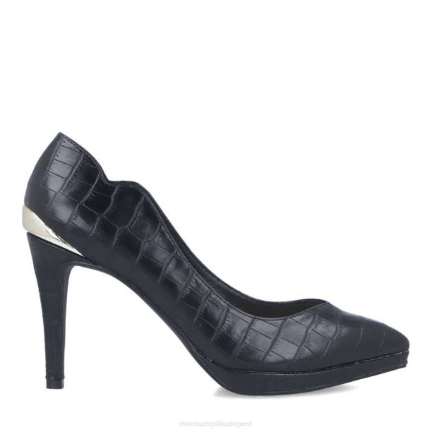 alpetta fekete Menbur nők magassarkú 242F1278