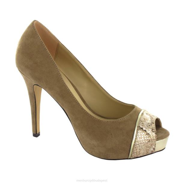 arrecife bézs Menbur nők magassarkú 242F4715