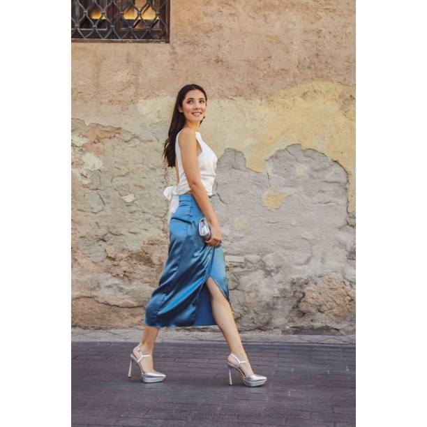 australe ezüst Menbur nők magassarkú 242F3727