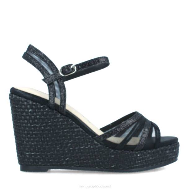 bacemi fekete Menbur nők magassarkú 242F881