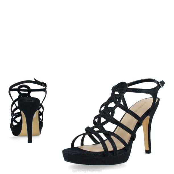 begónia fekete Menbur nők magassarkú 242F928