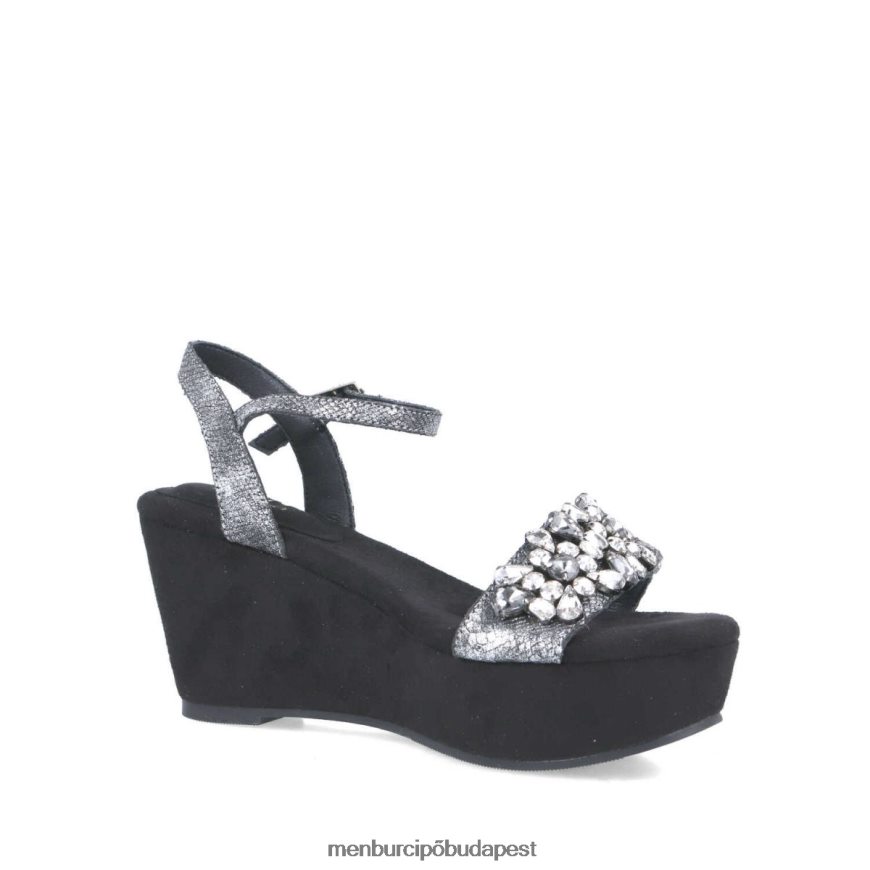 bersezio fekete nők Menbur magassarkú 8HTBV5470
