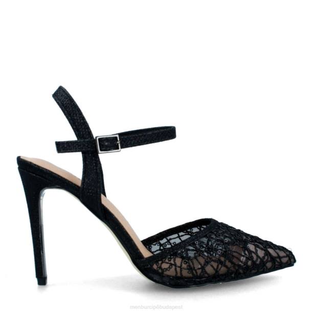 birori fekete Menbur nők magassarkú 242F931