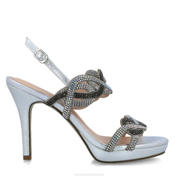 brusasco ezüst Menbur nők magassarkú 242F4817