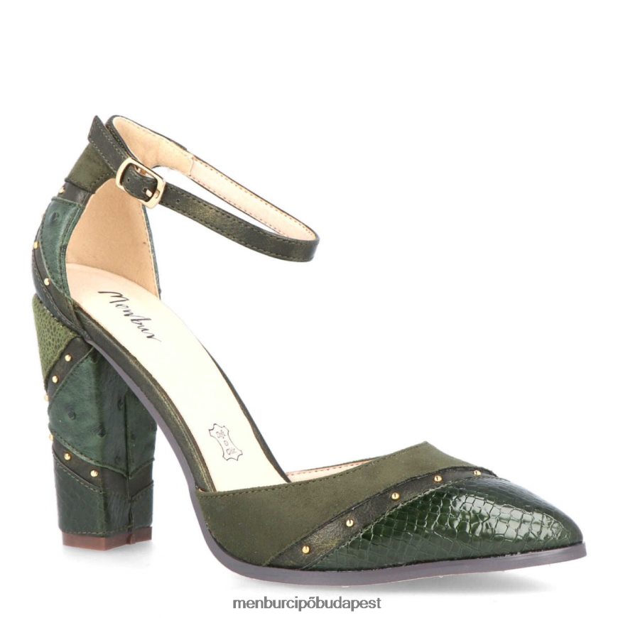 camburzano zöld nők Menbur magassarkú 8HTBV5301