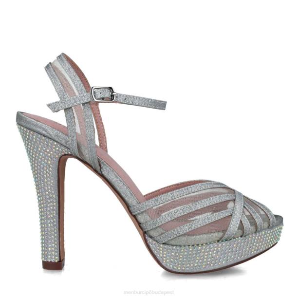 cornalina ezüst Menbur nők magassarkú 242F3847