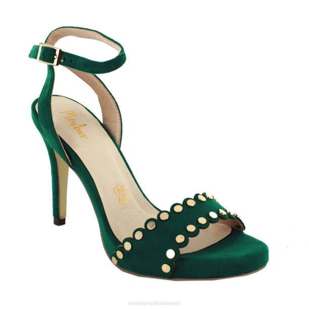 cortese zöld Menbur nők magassarkú 242F3922