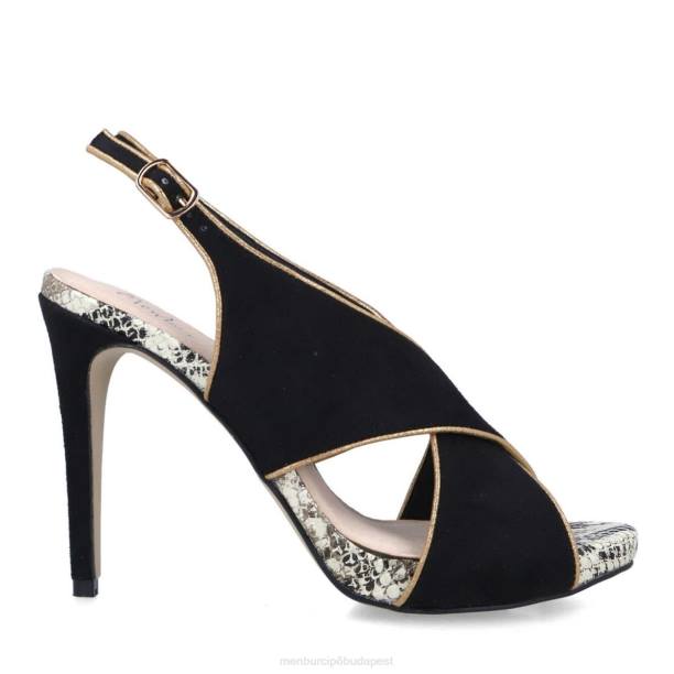 cronos fekete Menbur nők magassarkú 242F4018