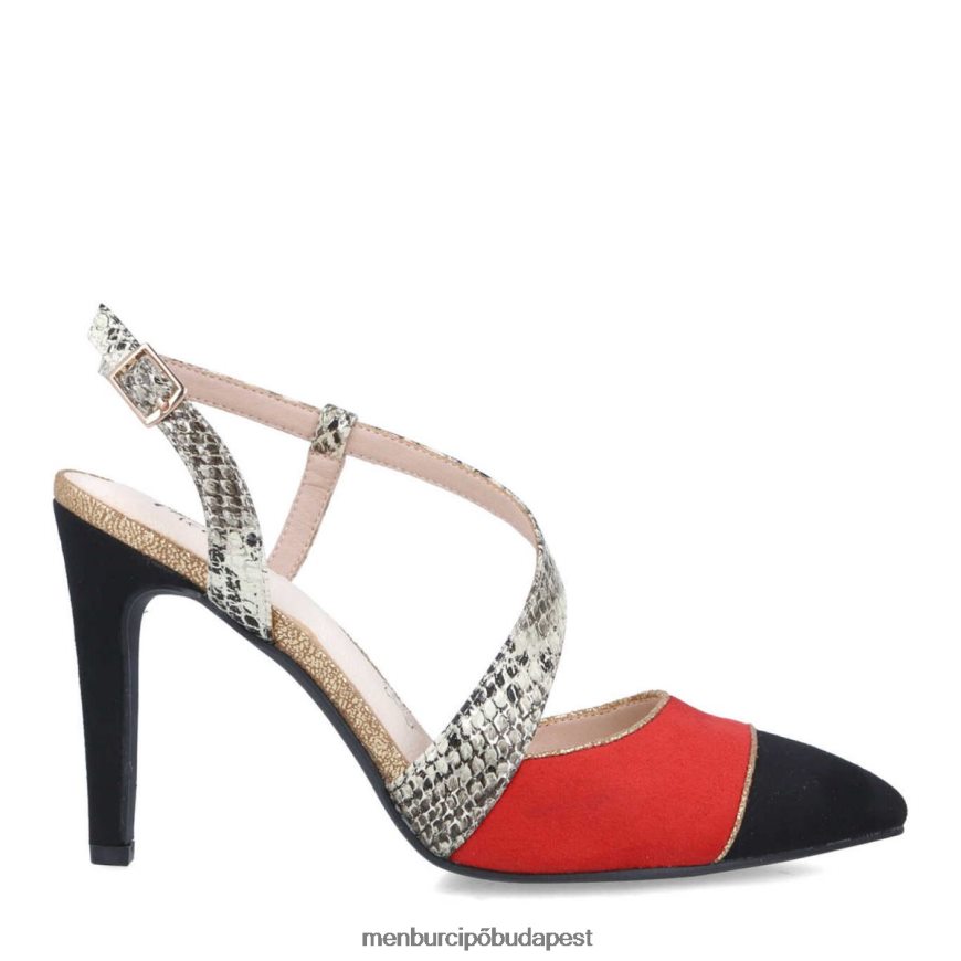 cronos piros nők Menbur magassarkú 8HTBV4908