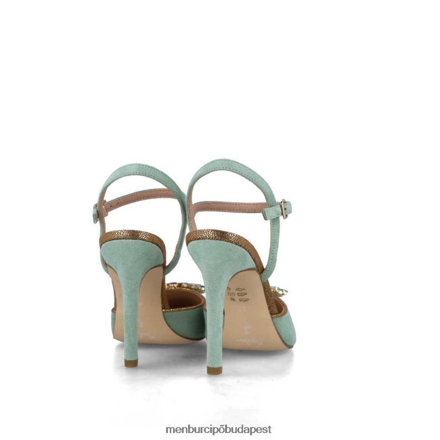 damia zöld nők Menbur magassarkú 8HTBV4984
