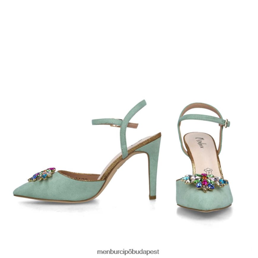 damia zöld nők Menbur magassarkú 8HTBV4984