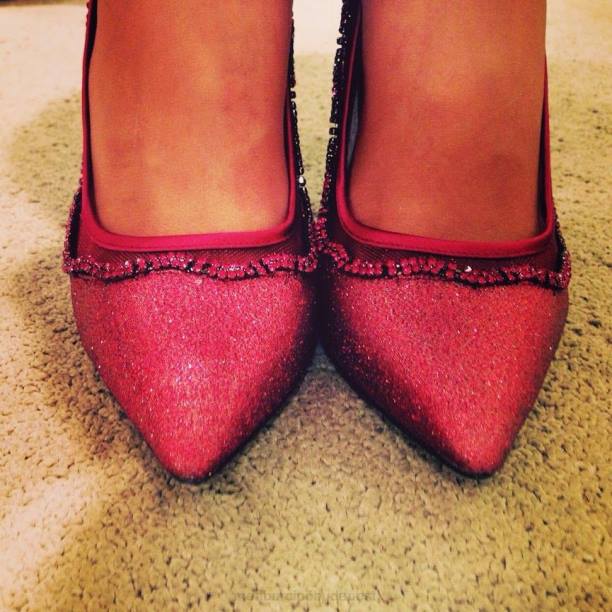 delley piros Menbur nők magassarkú 242F4661