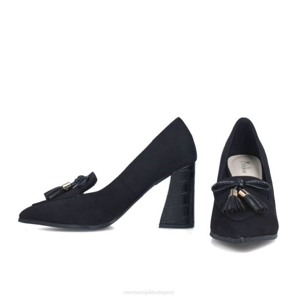 diopszido fekete Menbur nők magassarkú 242F765