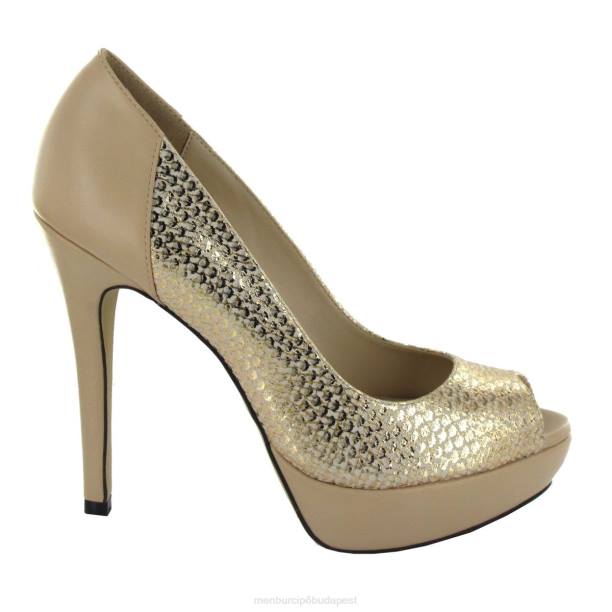 lanteira bézs Menbur nők magassarkú 242F1165