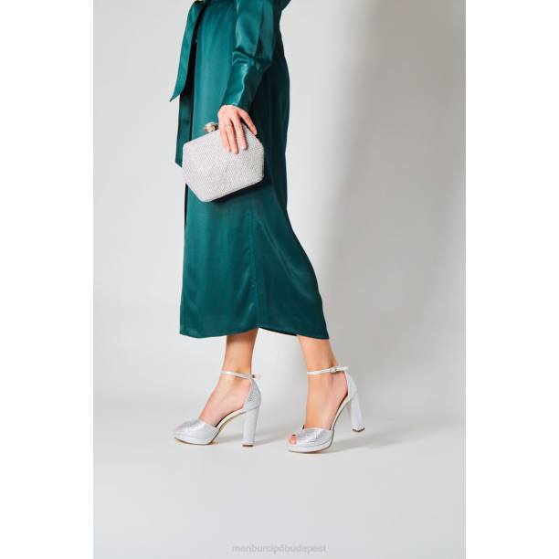 lapislazuli ezüst Menbur nők magassarkú 242F3835