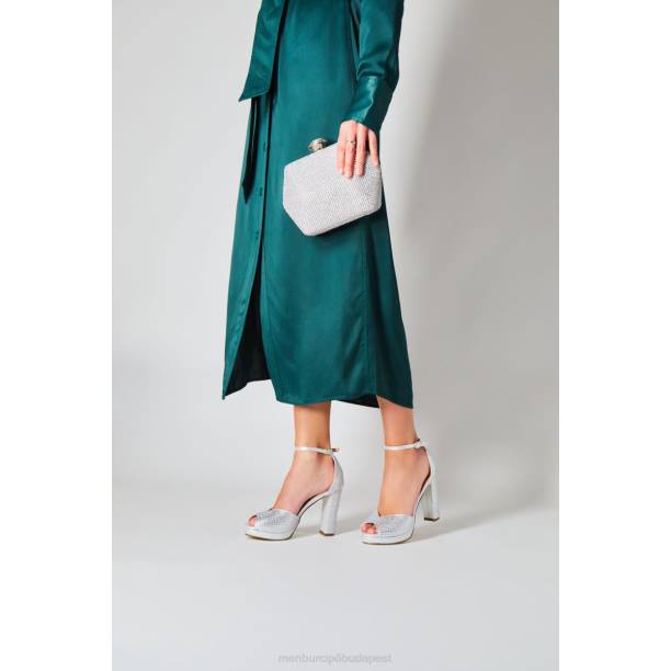 lapislazuli ezüst Menbur nők magassarkú 242F3835