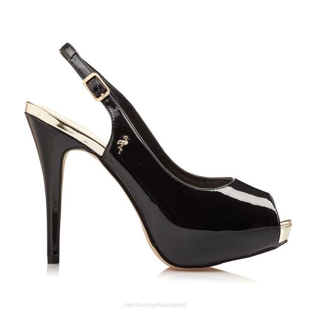 lila fekete Menbur nők magassarkú 242F4237