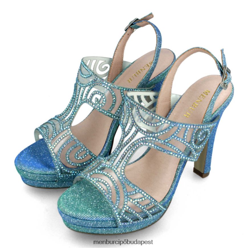 milánói azul medio nők Menbur magassarkú 8HTBV4990