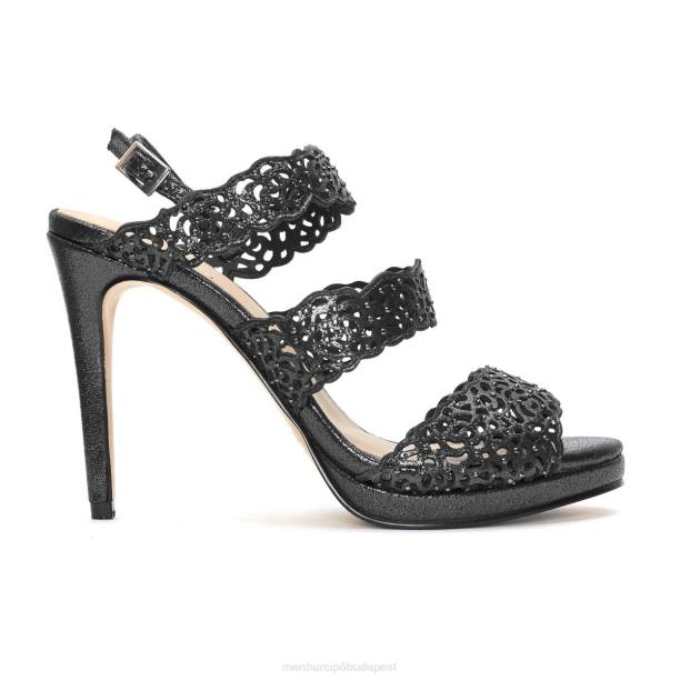 morelli fekete Menbur nők magassarkú 242F4560