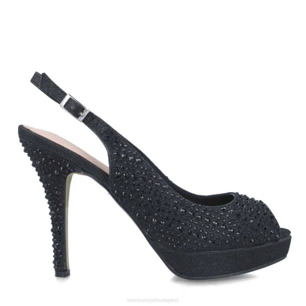 nete fekete Menbur nők magassarkú 242F3955