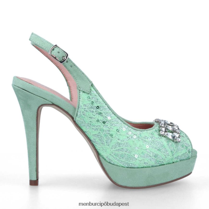 novarese zöld nők Menbur magassarkú 8HTBV5368