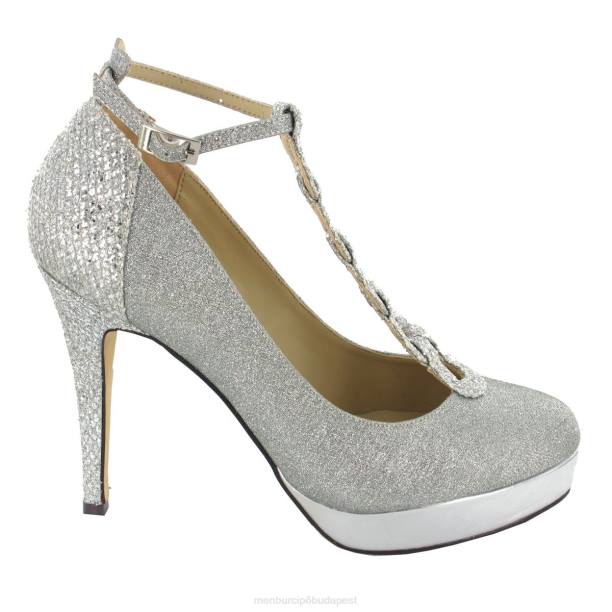 olias ezüst Menbur nők magassarkú 242F4752