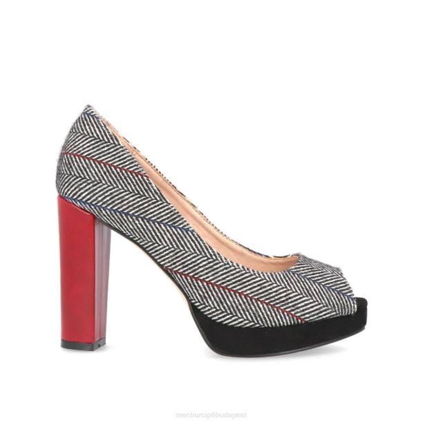 ponti fekete Menbur nők magassarkú 242F987