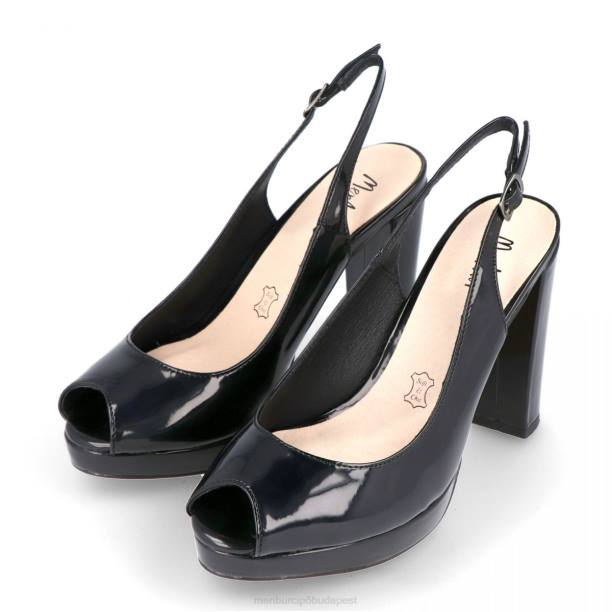 rizzuti fekete Menbur nők magassarkú 242F4373