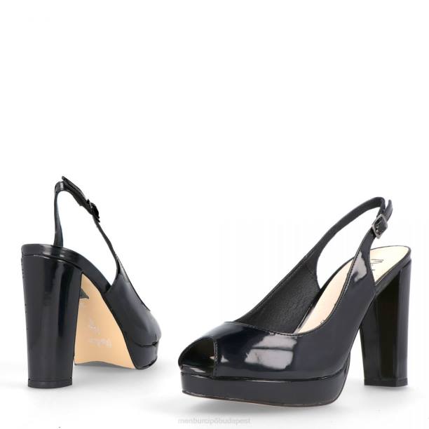 rizzuti fekete Menbur nők magassarkú 242F4373