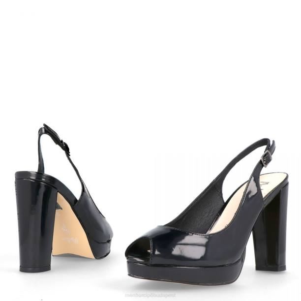 rizzuti fekete Menbur nők magassarkú 242F4373