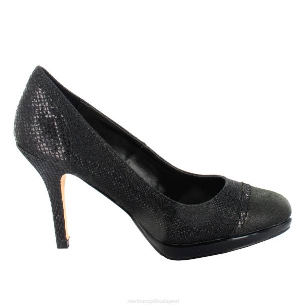 őrlőfogak fekete Menbur nők magassarkú 242F1180