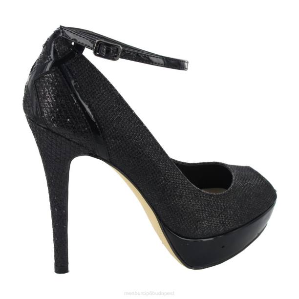 őrlőfogak fekete Menbur nők magassarkú 242F1181