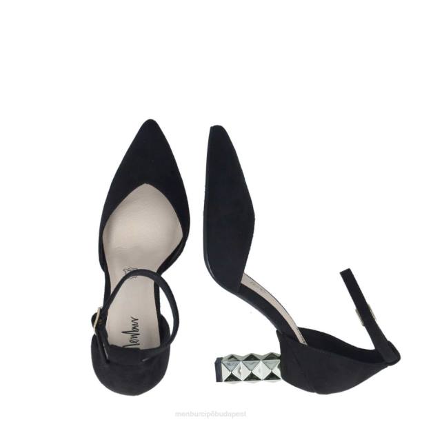 serafinita fekete Menbur nők magassarkú 242F3859