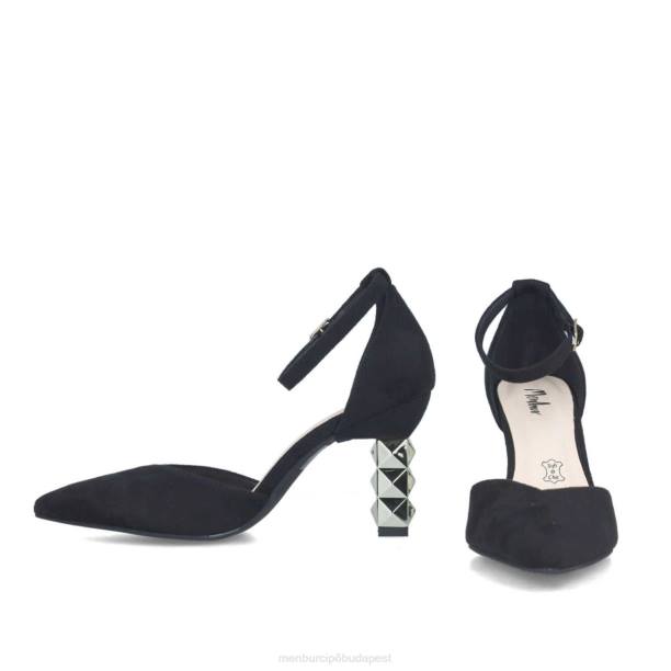 serafinita fekete Menbur nők magassarkú 242F3859