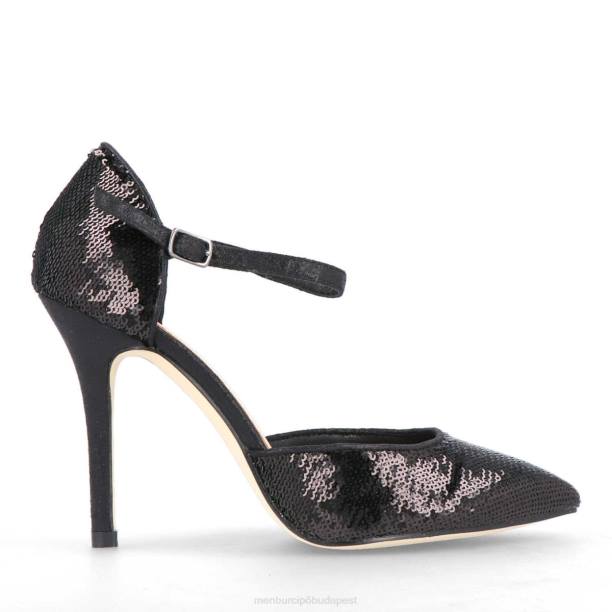 solaro fekete Menbur nők magassarkú 242F4287